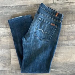 7 FOR ALL MANKIND Men’s Blue Bootcut Jeans